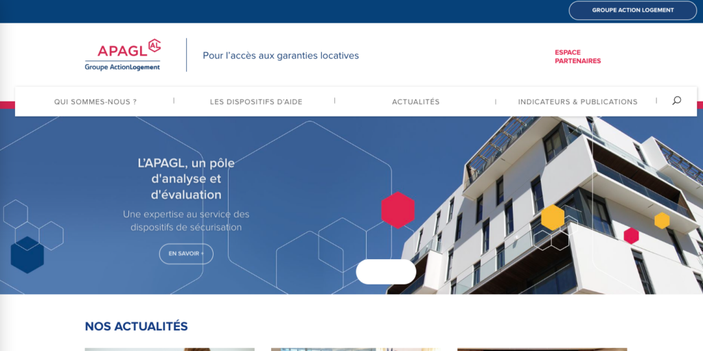 Webmastering Frédéric Perrin - APAGL, Association pour l'accés au garanties locatives